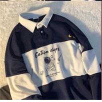 Oversize Hoodie Women's Letter Printed Sweatshirt Loose Polo Shirt Women's Sweatshirt Hoodies M gray