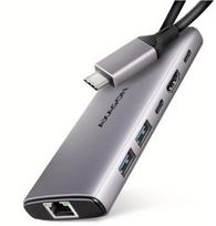 AXAGON Multi port USB-C 10Gbps hub | HMC-6G2L