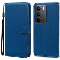 For Realme C71 dėklas piniginė odinis atverčiamas dangtelis For Realme C71 dėklui Realme C 71 knygelės tipo telefono dėklas Apsauginis Fundas Coque realme C71 tamsiai mėlyna spalva