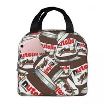 Nutella šokolado izoliuotas pietų krepšys moterims, vaikams, nepralaidūs maisto dėžutės, terminė pietų dėžutė, rankinė One Size gray