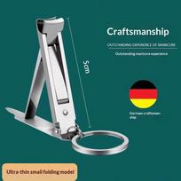 Ultra Thin Nail Clippers Portable Foldable Multi-function Nail Clipper Dead Skin Remover Pliers Nail Tool