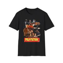 Pulp Fiction Poster T-Shirt | Vintage Movie Graphic Tee M