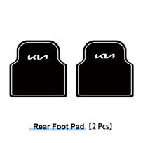 AAOH1 2/4pcs Leather Car Floor Mats Carpet Cushion For KIA KN Sportage Ceed Sorento Cerato Optima Picanto Rio Soul Stonic Forte Cerato