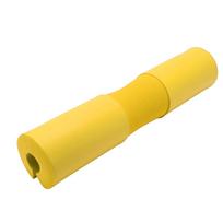 Neck Shoulder Protective Pad NBR Foam Non Slip Matte Appearance Sweat Absorbing Weight Lifting Bar Cushion Barbell Squat Pad Yellow