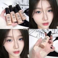 Sheer Soft Light Concealer BB Cream, Creamy Glow Natural Liquid Foundation for Holiday Party Makeup, Halloween and Christmas Gift 01 gray