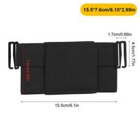 for Men Women Sports Organizers Phone Bag Card Storage Bag Waist Bag Invisible Wallet Belt Pouch L