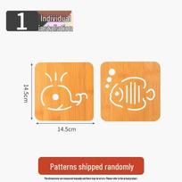 Retro High-Temperature Resistant Ceramic Casserole Mat - Anti-Scald, Non-Slip Dining Table Placemat