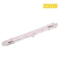 1Pc 100/200/300W Halogen Lamp 118Mm Double Ended Linear R7S Halogen Light Bulb Ac230V Household Decor R7S Halogen Bulb 300W