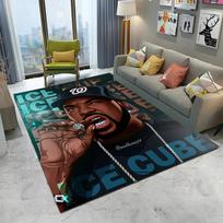 Legend Star Hip Hop Rapper Art Carpet Rug for Home Living Room Bedroom Sofa Doormat Decor,kids play Area Rug Non-slip Floor Mat 40x60cm16x24in