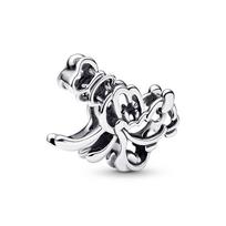 925 Sterling Silver Beads The Pooh  Frozen Charms for Bracelet Necklace Jewelry Making gray