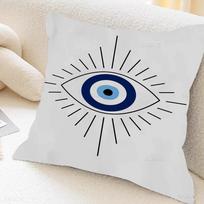 Abstract Eyes Art Pillow Cover For Bedroom Room And Living Room Sofa Decorative Cushion Cover 16x16Inch