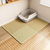 Cats Litter Mat Waterproof Double Layer Pet Litter Box Mat Pet Toilet Cat Mat Nonslip Sand Cats Washable Mat Pet Clean Wear-resistant Slip-resistant 60x90cm