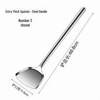 OIMG Extra Long Handle Wok Spatula