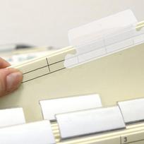 100 vnt. PVC aplanko skirtukai, permatomi etikečių laikikliai, pakabinamų aplankų įdėklai, identifikavimo žymekliai, aplankų dalikliai, rišiklio skirtukai, archyvavimo kokybė beige