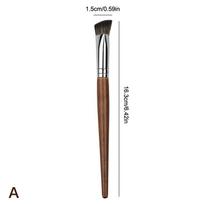Wooden Handle Foundation Concealer Brush Triangle Premium Contour Blusher Brushes Flawless Under Eye Dense Face Makeup Brush