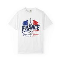 France Football Passion T-Shirt | French Soccer Fan Country Pride Tee M