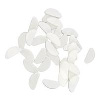 20 Pairs Silicone Eyeglass Nose Pads D Shaped Slip Resistant Adhesive Nose Cushions for All Types Glasses