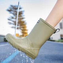 Yuzhihao Women's & Children's Parent-Child Rain Boots: High-Top, Waterproof Outdoor Casual Shoes 200