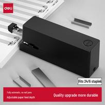 Deli Automatic Electric Stapler black