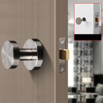 Black Invisible Door Lock Bedroom Door Lock Sleek Design High-quality Materials Long-lasting Performance Discreet And Secure