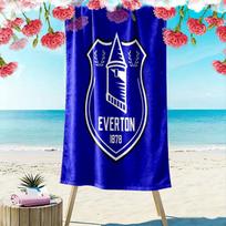 Everton logo Print Beach Towel, Large Soft Quick Dry Towel for Beach Camping Swimming 70cmx140cm(27x55inch)