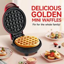 Waffle Sandwich Maker: Home Breakfast Mini Machine. Perfect for a quick waffle fix! US Plug 110V-127V black