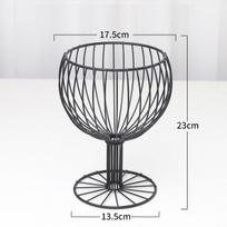 Wine Glass Shape Multi-Functional Storage Vegetable Fruit Basket Dessert Fruit Basket CDN
