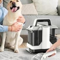 400W Upholstery & Furniture Steam Cleaner Household Electric Carpet Cleaner Powerful Deep Stain Cleaning Machine white