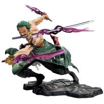 One Piece 10cm Anime Figūrėlė GK Roronoa Zoro Trys kardai Sa-maximum Manga Anime Statula Veiksmo figūrėlė Kolekcinis modelis Žaislas vaikams gray