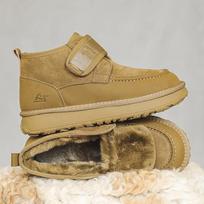 Non-slip snow boots winter short Velcro cotton shoes platform Martin boots piled thickened cotton boots 39
