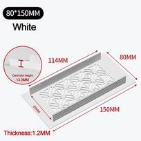 Rectangle Air Vent Decor Aluminum Alloy Ventilator Grille Cover Vents Cover  Furniture Hardware white-8*15cm