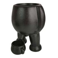 Peeing Plant Pot Resin Novelty Peeing Planter Pot with Drainage Hole Succulent Pot for Indoor Outdoor Plants Funny Home Decor juoda