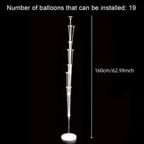 1Pcs New Plastic Balloons Stand Stick Tube 160cm With Base Balloon Support Bracket Balloon Holder Kids Baby Shower
