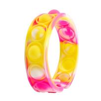 Toys Kids  Childrens Rainbow Pop Ball Push Bubble Antistress Decompression Squeeze 3D Elastic Ball Stress Relief Sensory Toy For Gift Present