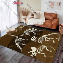 Dinosaur Battle Rug for Kids Rooms carpet for home sofa bedroom, gift mat for kids 40cm x 60cm