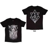 In Flames Unisex T-Shirt: Buried in Time (Back Print) (Medium) S