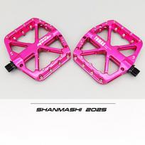 SHANMASHI Bike Pedals TOMAS new wide polished bicycle pedals Road Bicycle 3 Bearings Pedal Mountain Bike Cycling Anti-slip Pedal