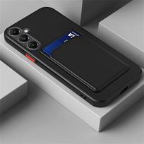 For Samsung Galaxy A17 5G Case For GalaxyA17 4G A 17 Card Slot Holder Straigh Silicone Phone Back Cover Shockproof Bumper Fundas For Galaxy A17 4G