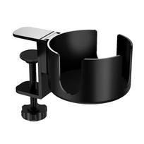 Desk Cup Holder Metal Adjustable Arm Clamp Stand Anti Spill Office Desktop Mug Rack Enough To Hold Coffee Cups Water Bottles juoda