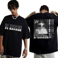 Retro 21 Savage Medvilninis Visų Dydžių Marškinėlis B07.179 Unisex T-Shirt M