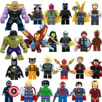 Super Building Block Minifigures League of Legends Large Figures Assembly Kids Toy 24 Styles Bagged