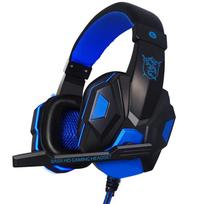 Laidinės žaidimų ausinės, skirtos PS4 Xbox One Nintend Switch iPad kompiuteriui black blue No Luminous