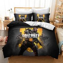 3D Spausdintas Call Of Duty Žaidimo Antklodės Patalynės Komplektas Lovos Patalynė Dvigaliai Pusės Antklodės Užvalkalas Ir Pagalvės Užvalkalas Namų Buities 70x133cm 3pcs black