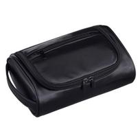 Men Waterproof Toiletry Bag Faux Leather Travel Toiletry Bag with Multiple Pockets Grooming Essentials Organizer for Shaving Accessories