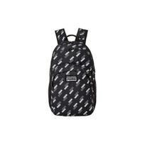 Puma White All Over Print Black Logo Large Capacity Student Fabric Backpack Unisex Backpack 077301-14 Black