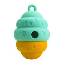 Silicone Dog Food Leakage Ball Bite Resistant Treat Dispensing Feeder Toy Pet Teething Cleaning Interactive Boredom Enrichment