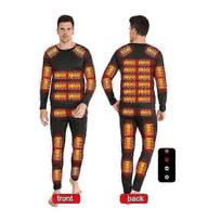 Heated Thermal Underwear For Men Women Usb Multi Zone Intelligent Heated