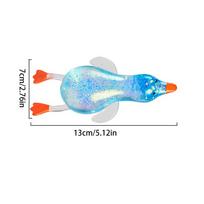 Shiny Aurora Duck Squishy Stress Ball Soft Maltose Slow Rebound Fidget Anti Stress Anxiety Relief Squeeze Toy