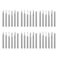 ABBY-Wood Carving Drill Bits Set For Rotary Tool 36Pcs Engraving Drill Accessories Bit Wood Crafts Grinding Tool 3Mm
