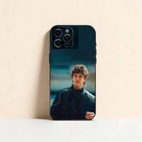 K-Kimi A-Antonelli Colorful Silver Back Phone Case For iPhone 17,16,15,14,13,12,11 Plus,Pro Max,XS,Soft Silicone Black Cover iPhone12PRO